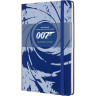 Блокнот MOLESKINE LIMITED EDITION JAMES BOND LARGE, линейка, синий LEJB02QP060B